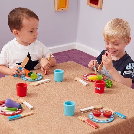 Wooden Dinner Service Set  hi\-res