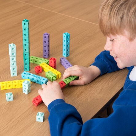 Plastic Snap Counting Cubes 1000pcs  hi\-res