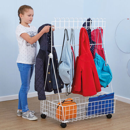 General Mesh Steel Storage Trolley with Castors  hi\-res