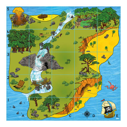 TTS Bee\-Bot®Treasure Island Mat  hi\-res