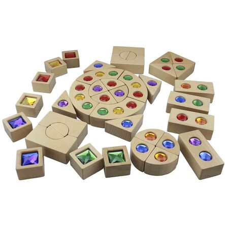 Gemstone blocks 40 Piece Set  hi\-res