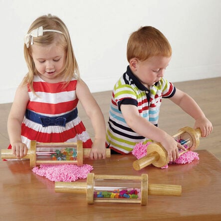 Rolling \x26 Shaking Wooden Treasure Cylinders  hi\-res