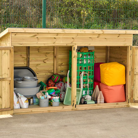 Large Double Door Outdoor Storage Shed  hi\-res