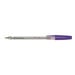 Budget Essentials Ballpoint Pens Purple 50pk  hi\-res