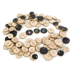 Wooden 1-100 Number Pieces  Wooden 1-100 Number Pieces  hi-res