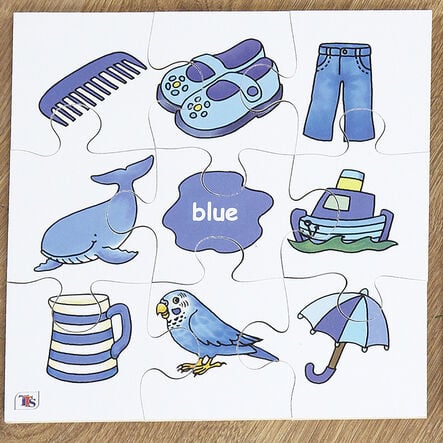 Wooden Colour Puzzles 4pk  hi\-res