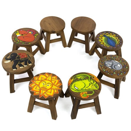 Wooden Stools 8pk  hi\-res