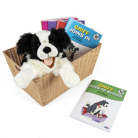 TTS Griff The Wellbeing Dog Puppet and Book Collection  hi\-res