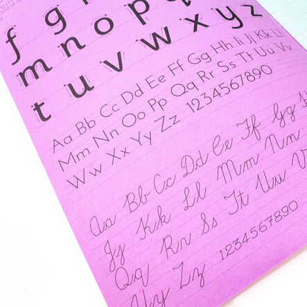 Tinted Blue Handwriting Book A4 25pk  hi\-res