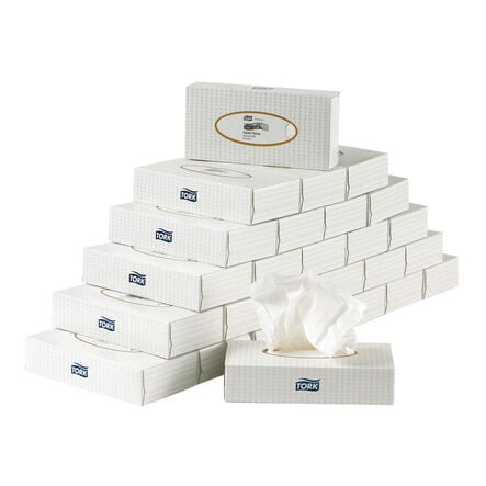 TORK® 2 Ply Facial Tissues 30pk  hi\-res