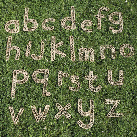 TTS Large Sea Grass Weaving Alphabet Set A\-Z  hi\-res