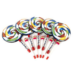 Hand Drums and Beaters Candy Design 5pk Diameter 15cm  Hand Drums and Beaters Candy Design 5pk Diameter 15cm  hi-res