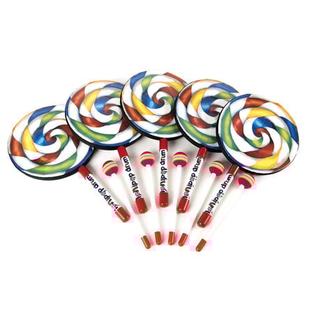 Hand Drums and Beaters Candy Design 5pk Diameter 15cm  hi\-res