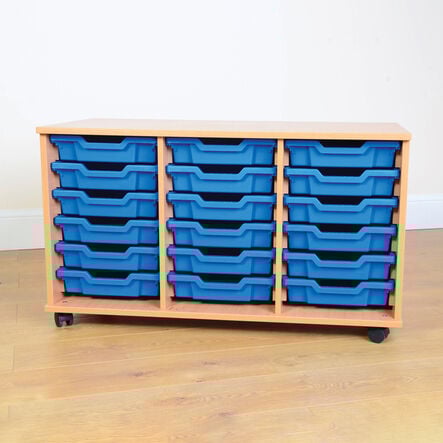 18 Tray Storage Unit Blue Blue hi\-res