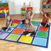 Rainbow Square Placement Carpet  hi\-res