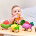 OLI\x26CAROL Rubber Fruit and Vegetable Vehicles 6pk  hi\-res