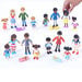 Pose and Play Families Set  hi\-res