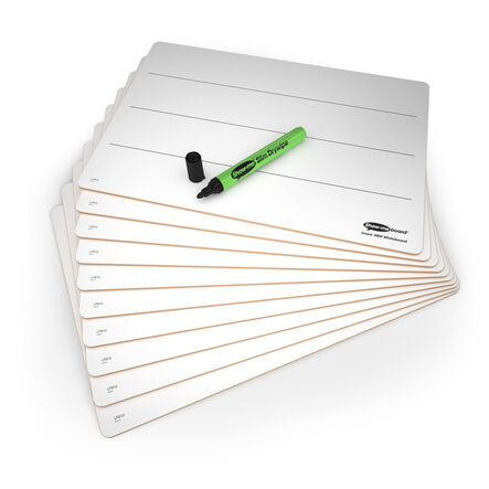 Rigid Whiteboards With Lines A4 10pk  hi\-res
