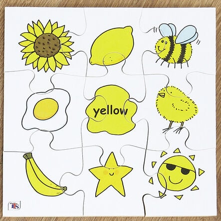 Wooden Colour Puzzles 4pk  hi\-res