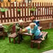 Modern Living Outdoor Table with Benches Set  hi\-res