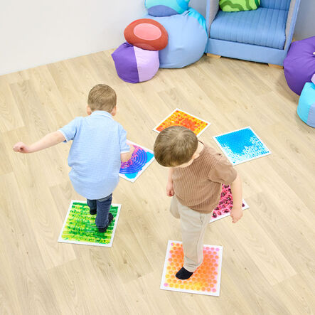 Textured Liquid Sensory Mats 6pk  hi\-res