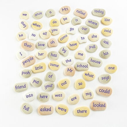 Tricky Word Pebbles \- Set 1 63pk  hi\-res
