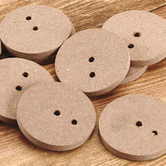 2 Hole Wooden Cam Wheels 5mm Hole 30pk  hi-res