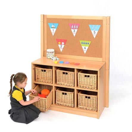 Room Scenes Tray Storage with Divider  hi\-res