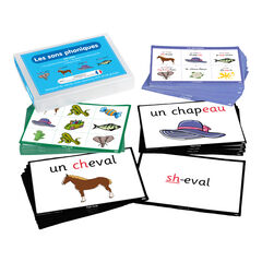 TTS French Phonics Vocabulary Builder Activity Cards 46pk  TTS French Phonics Vocabulary Builder Activity Cards 46pk  hi-res