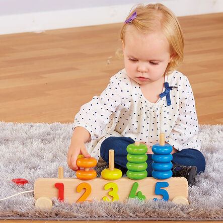 Wooden Counting Stacking Toy  hi\-res
