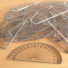 180 Degree Protractor Packs  180 Degree Protractor Packs  hi-res