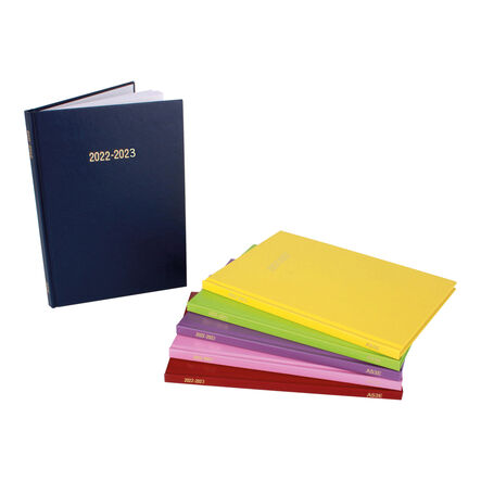 Coloured Academic Diaries A5 2022\/23  hi\-res