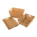 Faux Plastic Wicker Baskets Mixed Pack  hi\-res