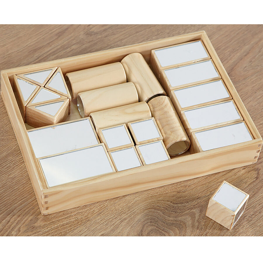 TTS Marvellous Mirror Construction Blocks 25pk | Loose Parts | TTS