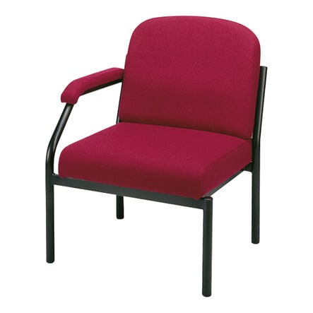 Radstock Low Level Metal Framed Reception Chair Blue  hi\-res