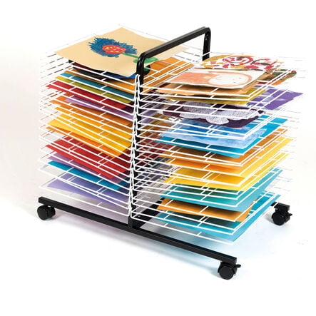 40 Shelf Mobile Drying Rack A3  hi\-res