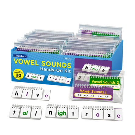 Vowel Sounds Hands\-On Kit  hi\-res