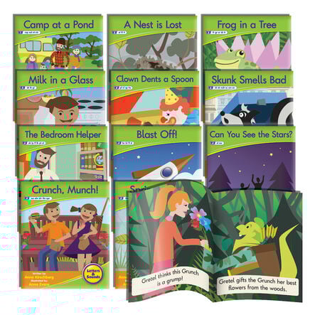 Letters \x26 Sounds Phonic Readers 12pk Phase 4 Non Fiction  hi\-res