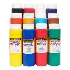 Daler-Rowney Non-Spill Top Acrylic Paints 500ml 12pk  Daler-Rowney Non-Spill Top Acrylic Paints 500ml 12pk  hi-res