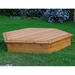 Outdoor Wooden Hexagonal Sandpit with Lid  hi\-res