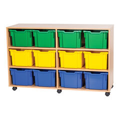 Mobile Storage with 12 Extra Deep Trays  hi-res