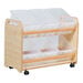 Tilted Storage Trolley on Wheels 6 Tubs\/Baskets  hi\-res