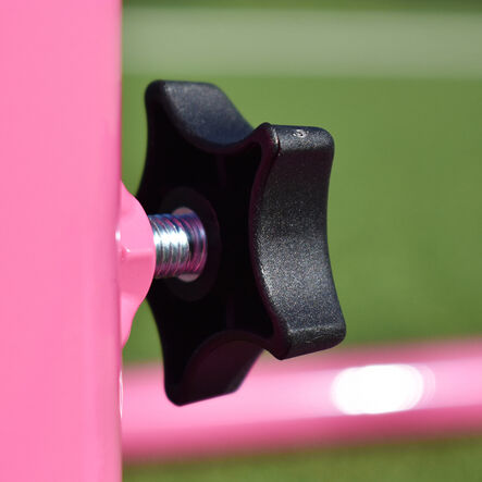Freestanding Wheelaway Netball Posts 10mm Ring Pink Pair Pink hi\-res