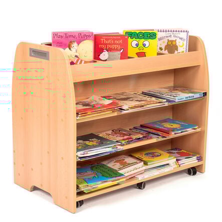 Double Sided Mobile Bookcase Storage Unit H700mm  hi\-res