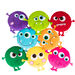 Monster Emotions Cushions 8pk  hi\-res