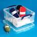 Really Useful Box Clear Plastic Storage Container 18L  hi\-res