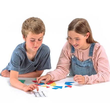 Re\-Plastic Tangram Set 28pcs  hi\-res