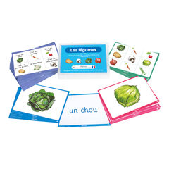 TTS French Vegetables Vocabulary Builder Activity Cards 46pk  TTS French Vegetables Vocabulary Builder Activity Cards 46pk  hi-res