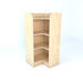 Internal Corner Library Bookcase In Maple  hi\-res