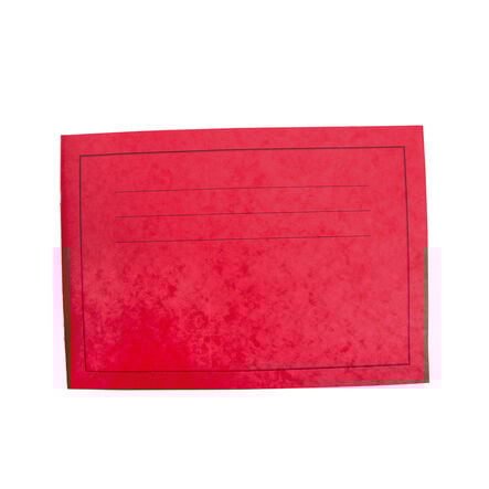 A4 Classic Exercise Book Landscape Plain 24pg 50pk Red Red hi\-res